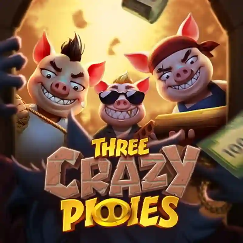 Three Crazy Piggies slot game at win777 casino